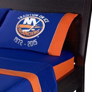 NHL 𝚋𝚎𝚍𝚐𝚎𝚊𝚛™ 𝗡𝙮 𝗜𝗦𝗟𝗔𝗡𝘿𝙀𝙍𝙎® Performance Pillowcase Blue/Orange
